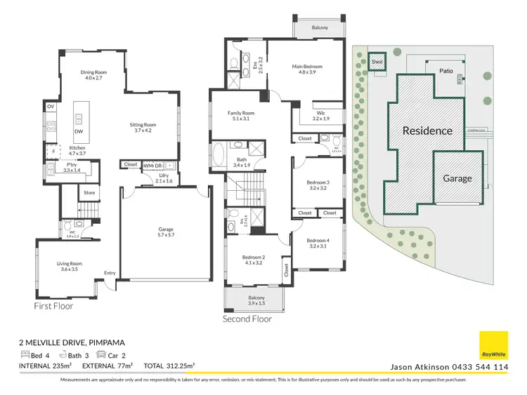 Floorplan of Homely house listing, 2 Melville Drive, Pimpama QLD 4209