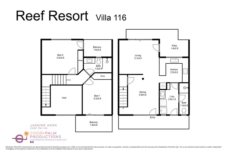 Floorplan of Homely unit listing, 116/121-137 Port Douglas Road (REEF RESORT), Port Douglas QLD 4877