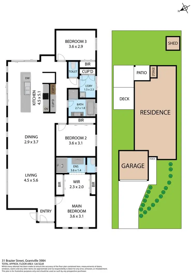 Floorplan of Homely house listing, 31 Brazier Street, Grantville VIC 3984