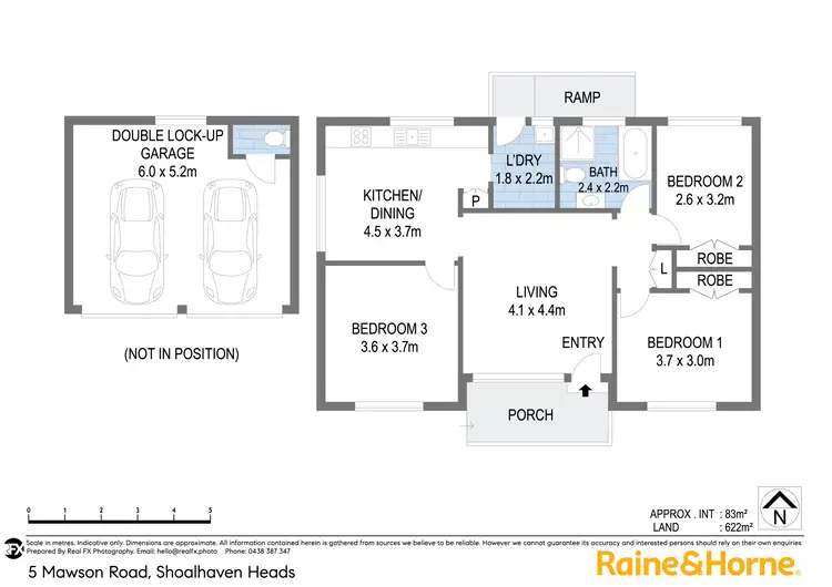 Floorplan of Homely house listing, 5 Mawson Road, Shoalhaven Heads NSW 2535