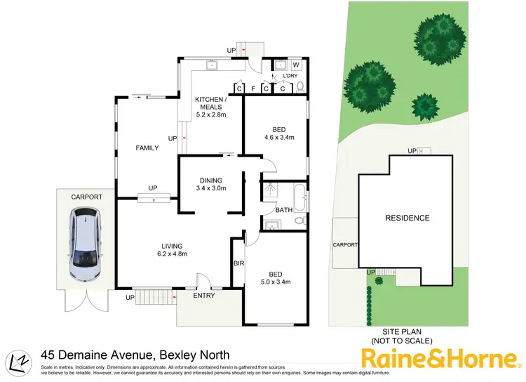 Floorplan of Homely house listing, 45 Demaine Avenue, Bexley North NSW 2207