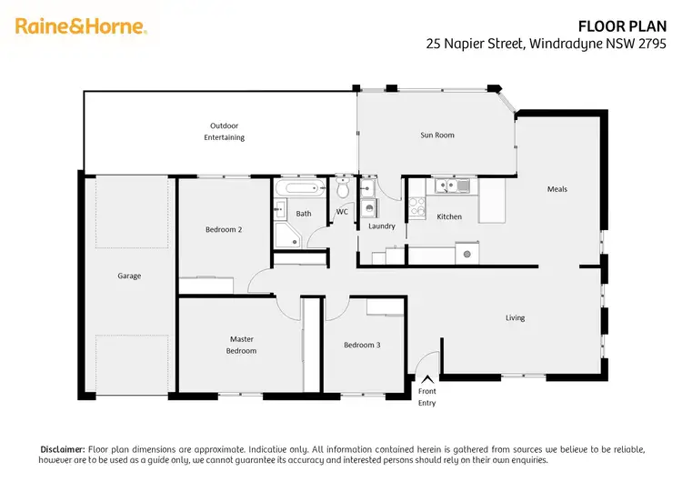 Floorplan of Homely house listing, 25 Napier Street, Windradyne NSW 2795
