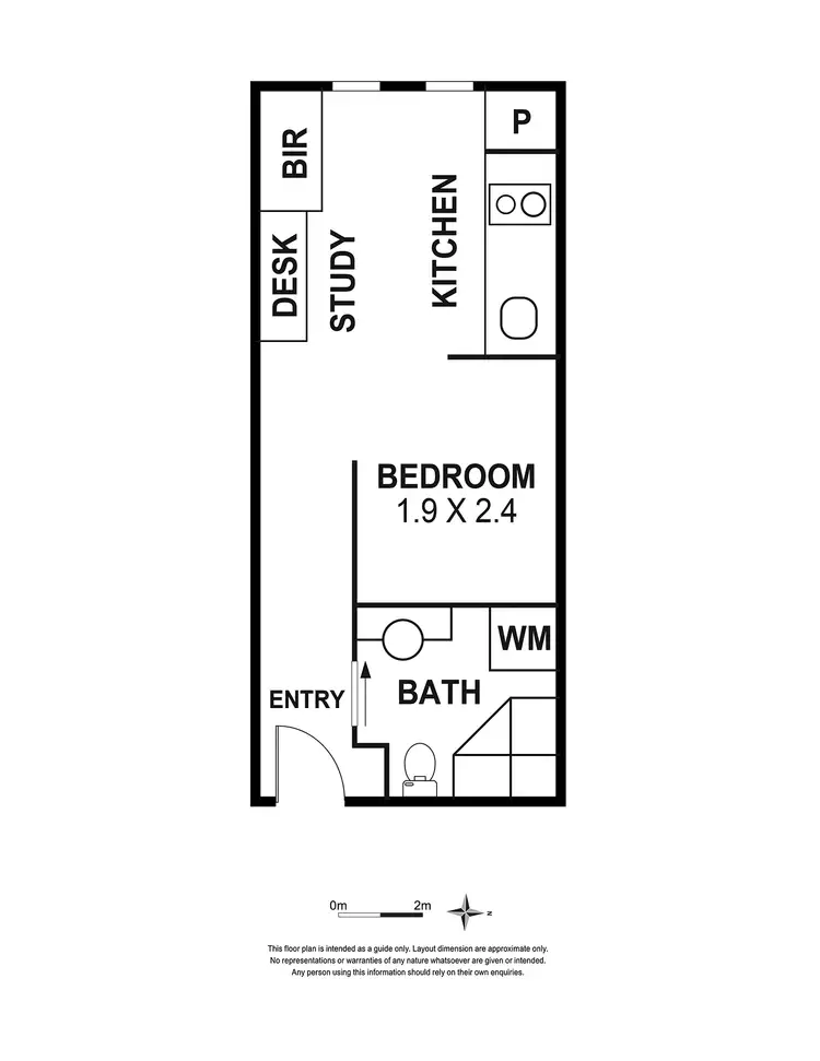 Floorplan of Homely apartment listing, 103/41-43 Park Street, Hawthorn VIC 3122