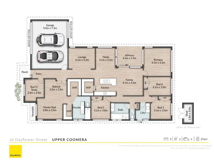 Floorplan of Homely house listing, 22 Dayflower Street, Upper Coomera QLD 4209