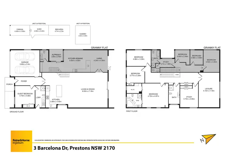 Floorplan of Homely house listing, 3 Barcelona Drive, Prestons NSW 2170
