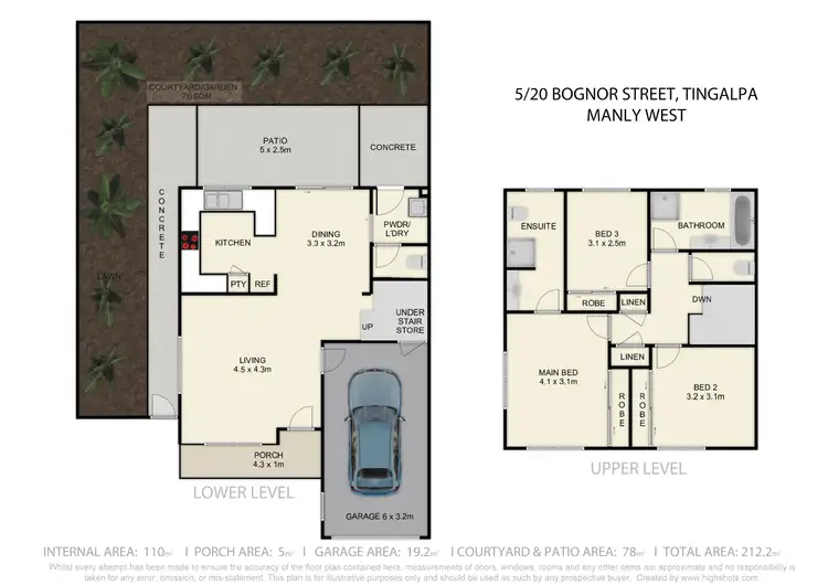 Floorplan of Homely townhouse listing, 5/20 Bognor Street, Tingalpa QLD 4173