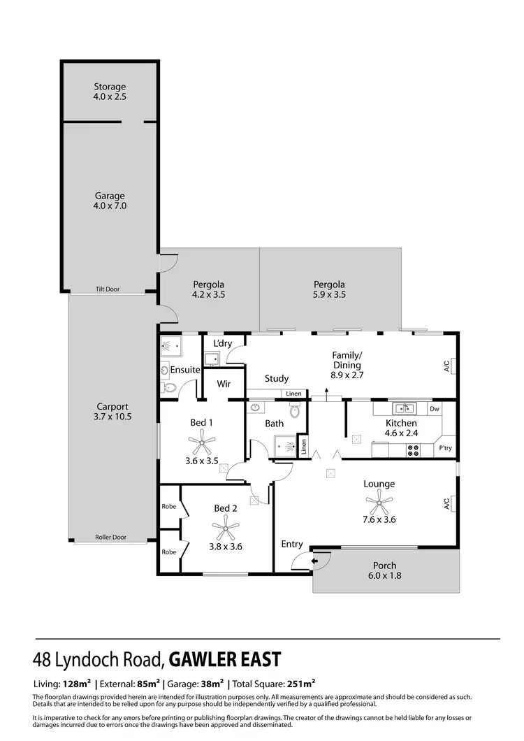 Floorplan of Homely house listing, 48 Lyndoch Road, Gawler East SA 5118