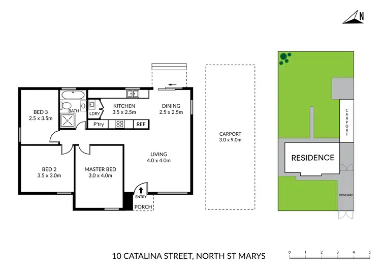 Floorplan of Homely house listing, 10 Catalina Street, North St Marys NSW 2760