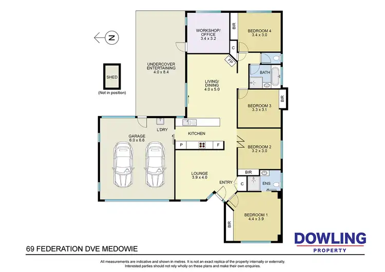 Floorplan of Homely house listing, 69 Federation Drive, Medowie NSW 2318