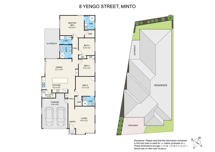 Floorplan of Homely house listing, 8 Yengo Street, Minto NSW 2566