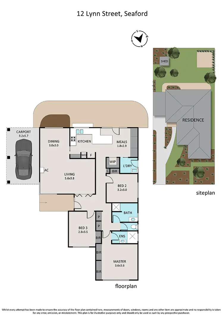 Floorplan of Homely house listing, 12 Lynn Street, Seaford VIC 3198