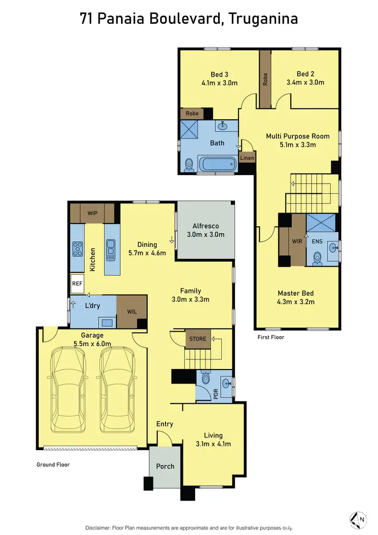 Floorplan of Homely house listing, 71 Panaia Boulevard, Truganina VIC 3029
