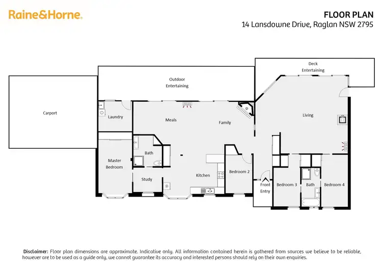 Floorplan of Homely house listing, 14 Lansdowne Drive, Raglan NSW 2795