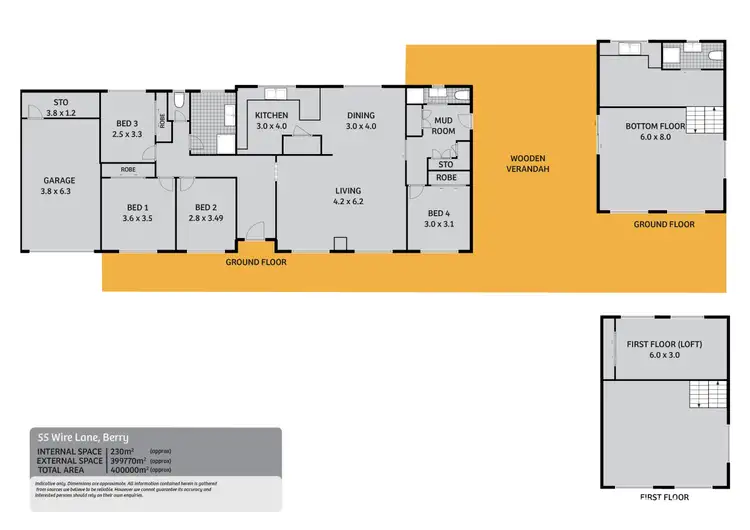 Floorplan of Homely rural property listing, 55 Wire Lane, Berry NSW 2535