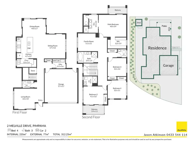 Floorplan of Homely house listing, 2 Melville Drive, Pimpama QLD 4209