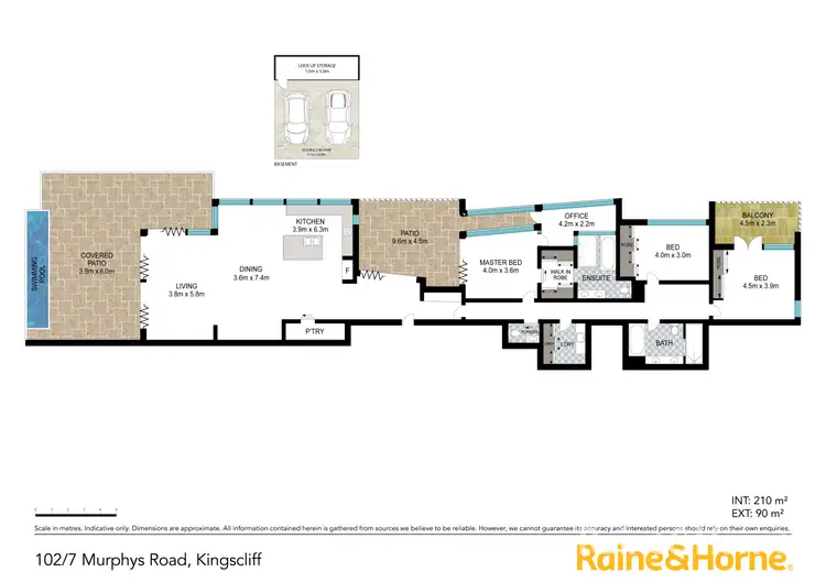 Floorplan of Homely apartment listing, 2/7 Murphys Road, Kingscliff NSW 2487
