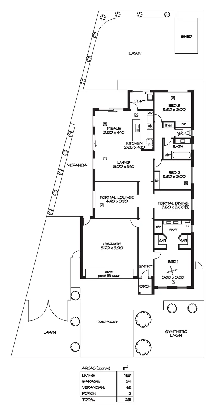 Floorplan of Homely house listing, 15 Airdrie Avenue, Parafield Gardens SA 5107