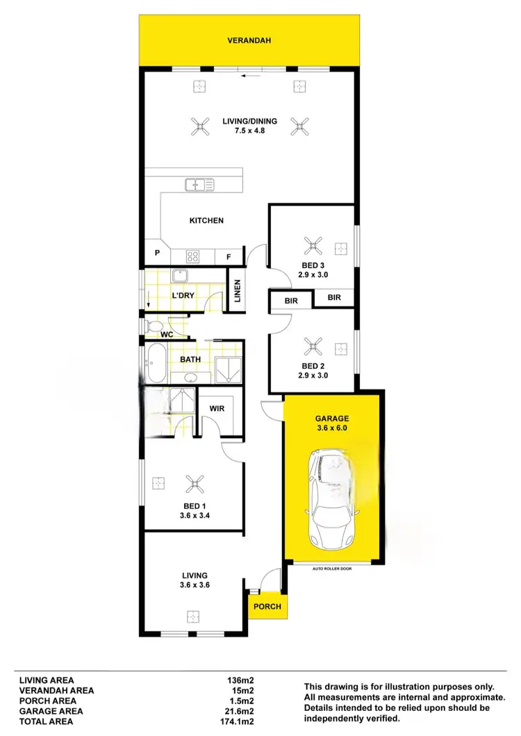 Floorplan of Homely house listing, 10 Durham Street, Seaford Meadows SA 5169