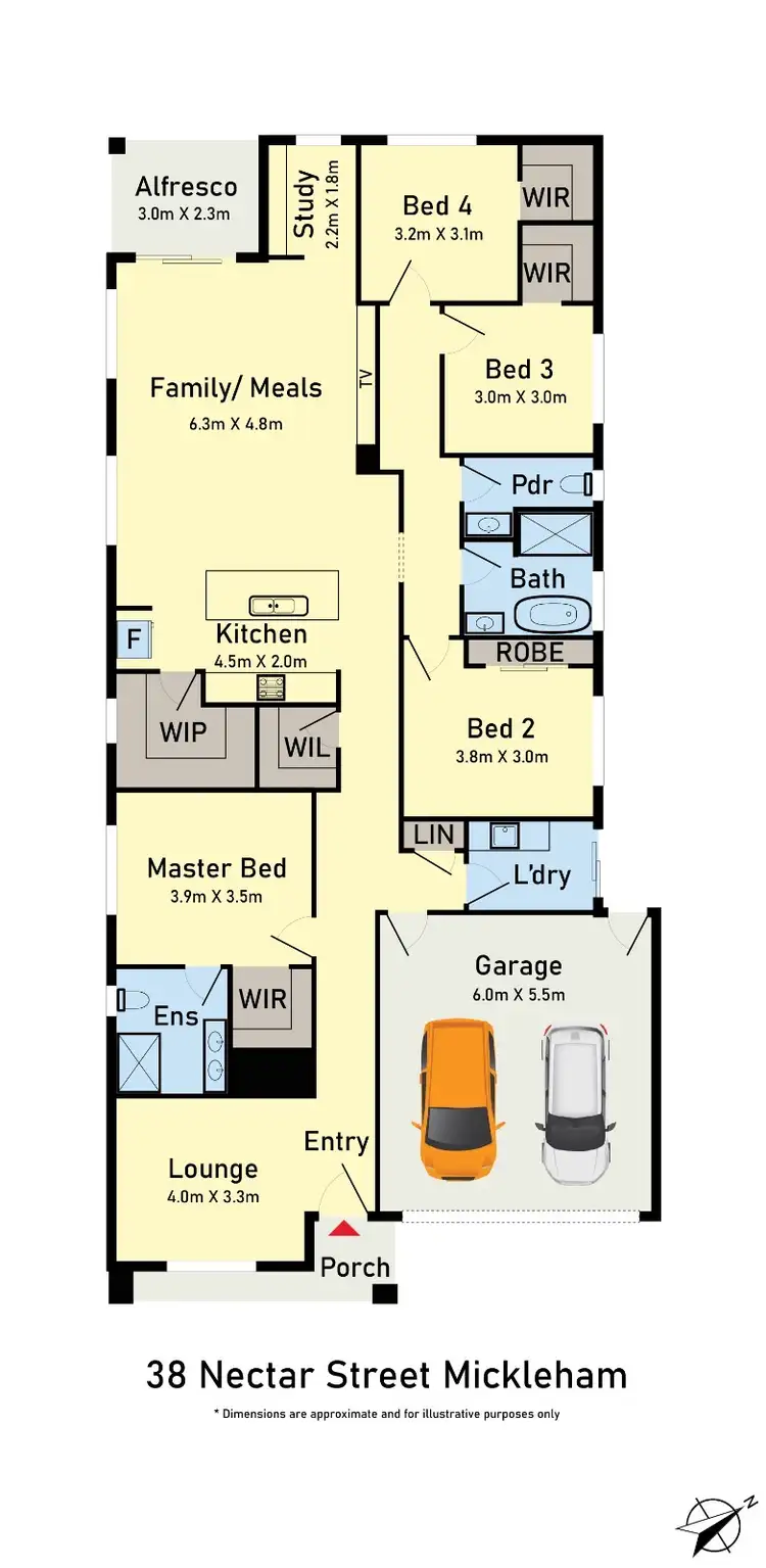 Floorplan of Homely house listing, 38 Nectar Street, Mickleham VIC 3064
