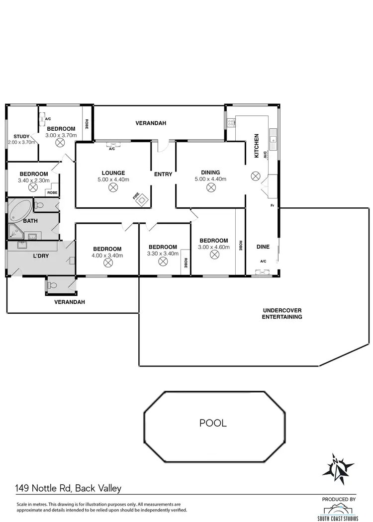 Floorplan of Homely rural property listing, 149 Nottle Road, Back Valley SA 5211