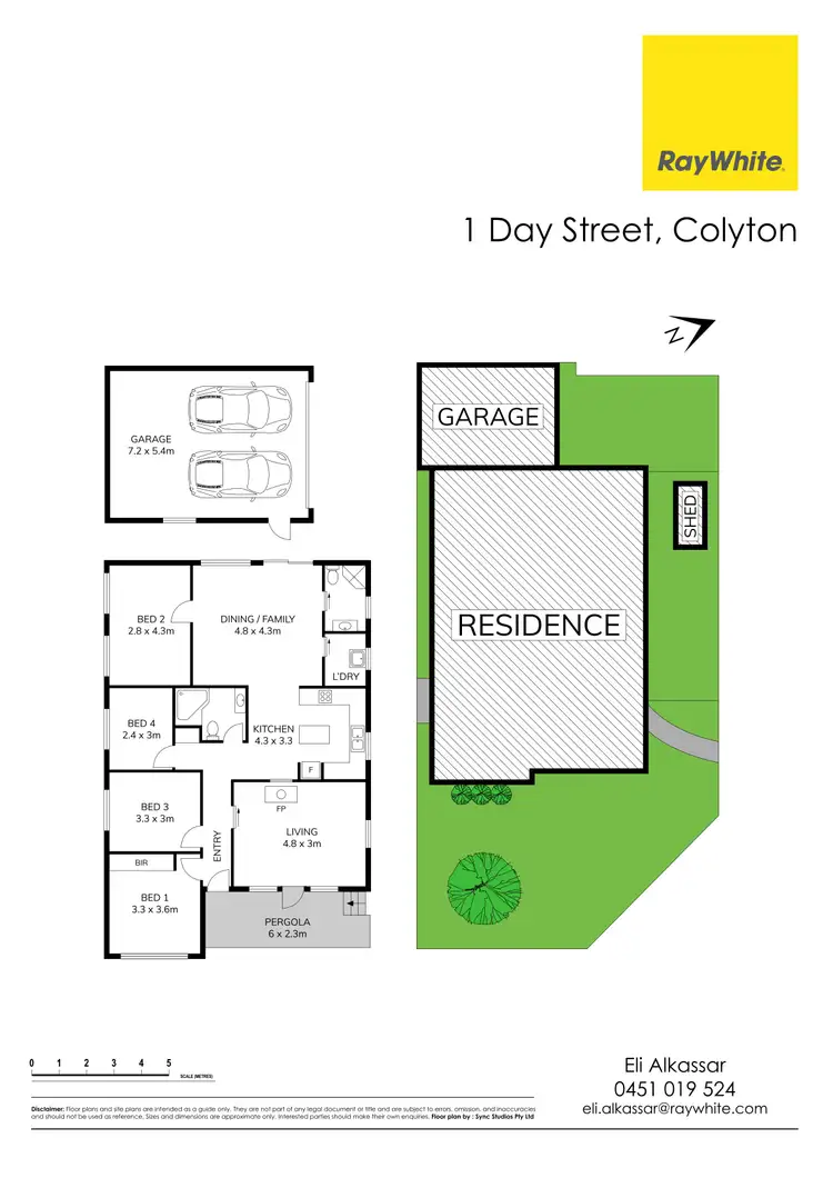 Floorplan of Homely house listing, 1 Day Street, Colyton NSW 2760