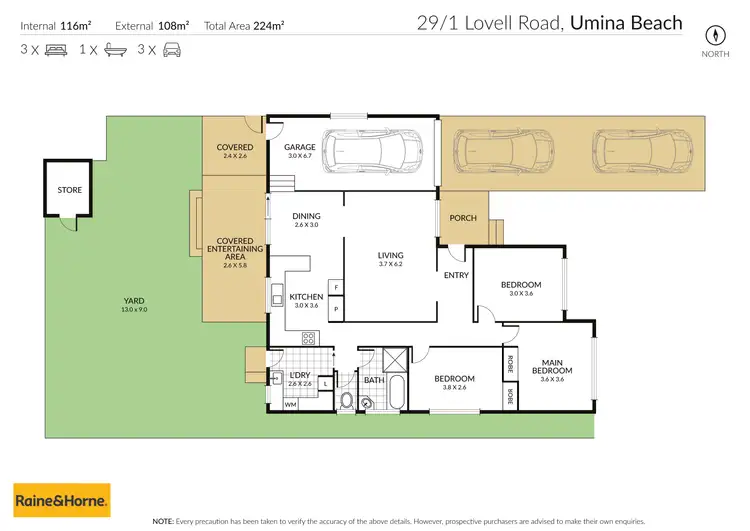 Floorplan of Homely house listing, 1/29 Lovell Road, Umina Beach NSW 2257