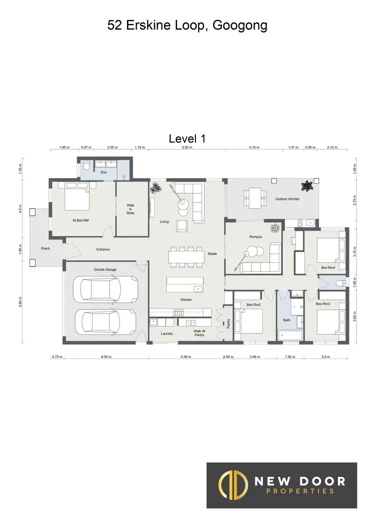 Floorplan of Homely house listing, 52 Erskine Loop, Googong NSW 2620