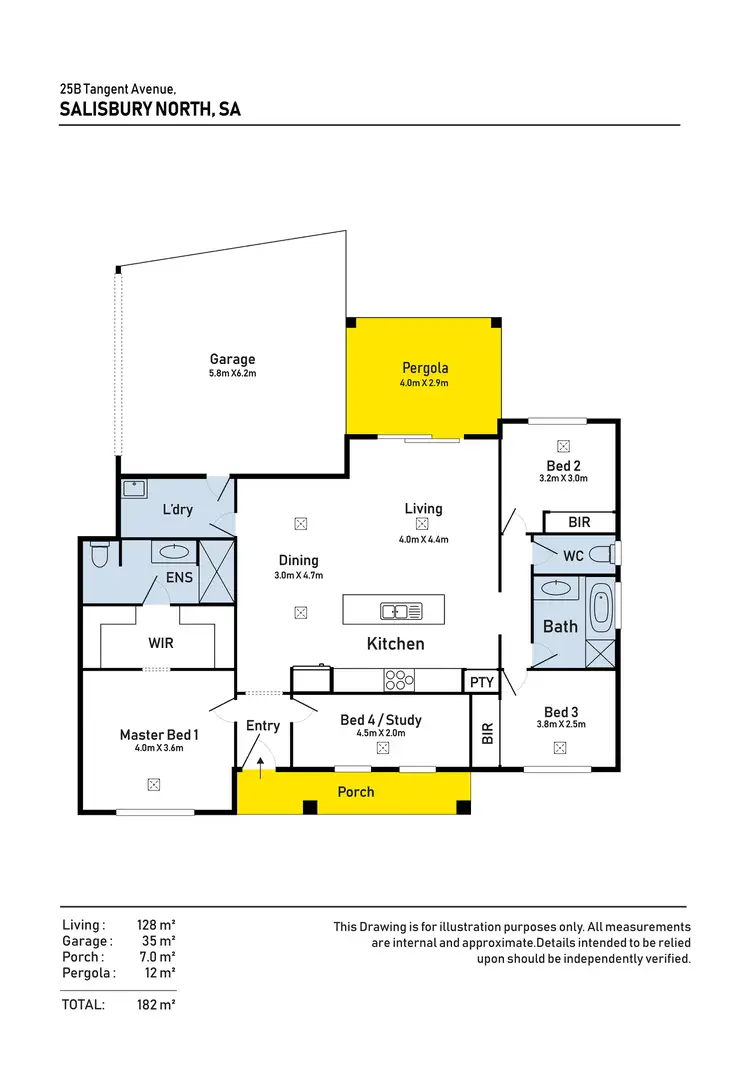 Floorplan of Homely house listing, 25B Tangent Avenue, Salisbury North SA 5108