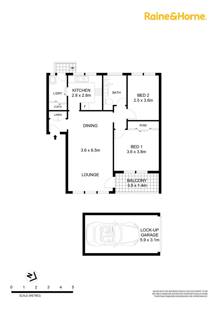 Floorplan of Homely apartment listing, 2/32 Gladstone Street, Bexley NSW 2207