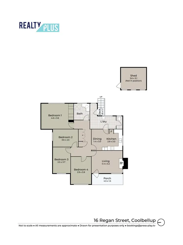 Floorplan of Homely house listing, 16 Regan Street, Coolbellup WA 6163