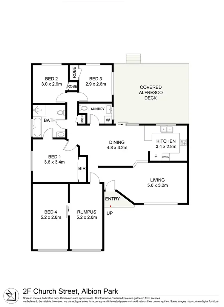 Floorplan of Homely house listing, 2F Church Street, Albion Park NSW 2527