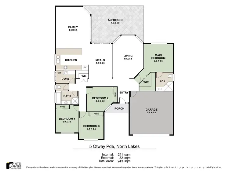 Floorplan of Homely house listing, 5 Otway Parade, North Lakes QLD 4509
