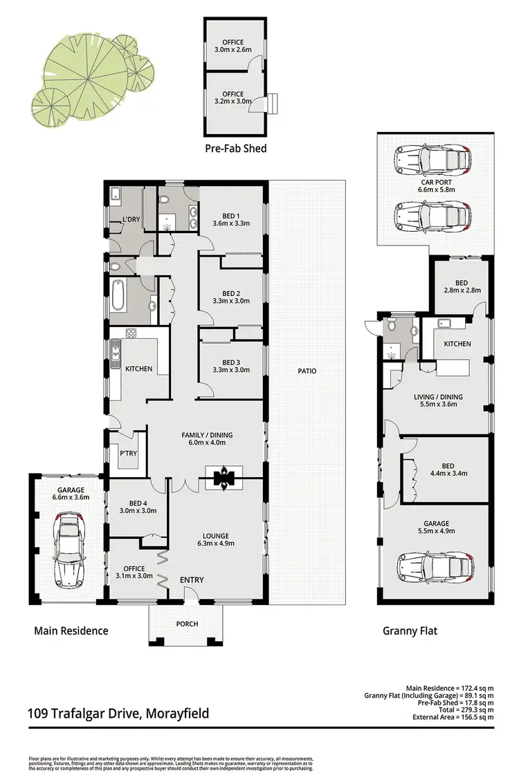 Floorplan of Homely house listing, 109 Trafalgar Drive, Morayfield QLD 4506