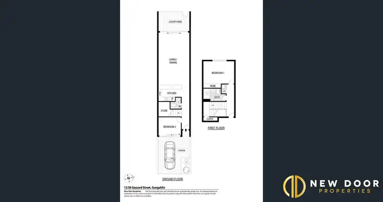 Floorplan of Homely unit listing, 12/38 Gozzard Street, Gungahlin ACT 2912