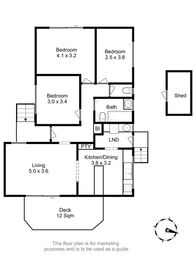 Floorplan of Homely house listing, 18 Lamprill Circle, Herdsmans Cove TAS 7030