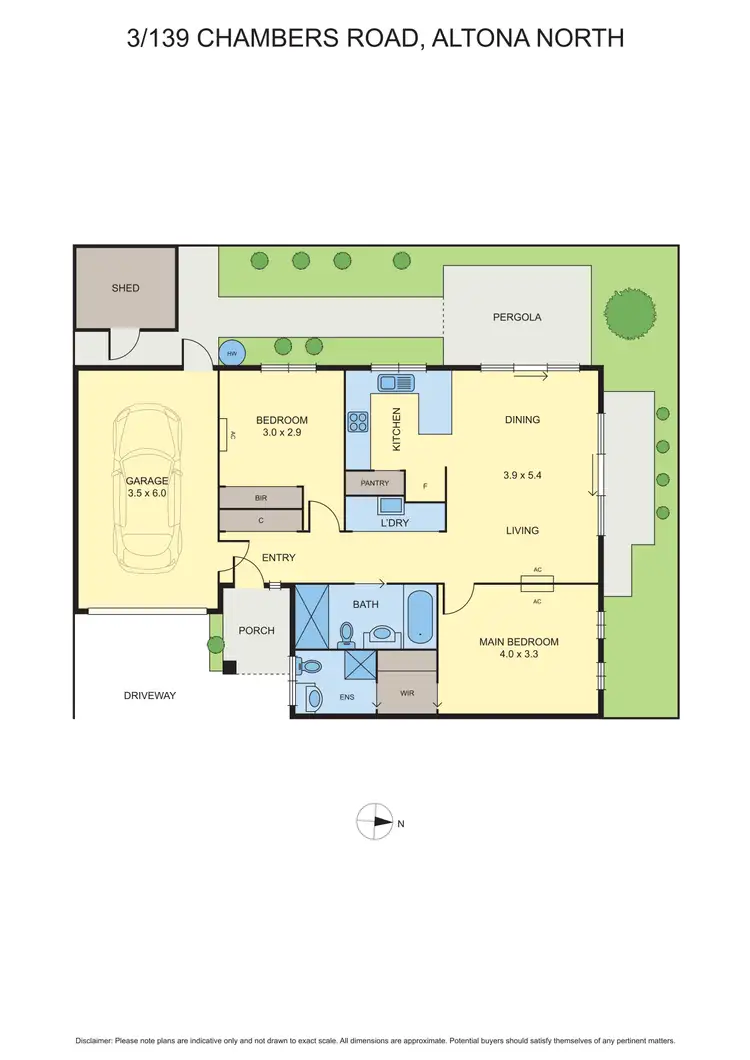 Floorplan of Homely townhouse listing, 3/139 Chambers Road, Altona North VIC 3025