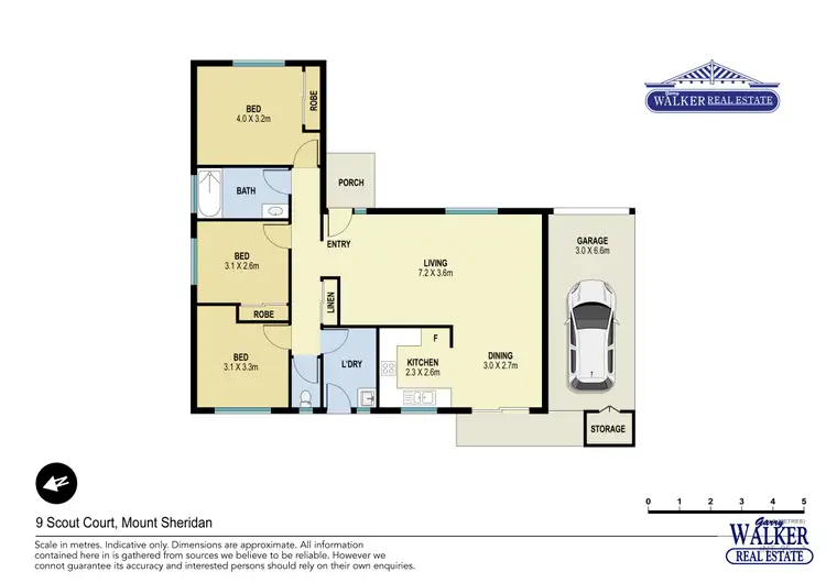 Floorplan of Homely house listing, 9 Scout Court, Mount Sheridan QLD 4868
