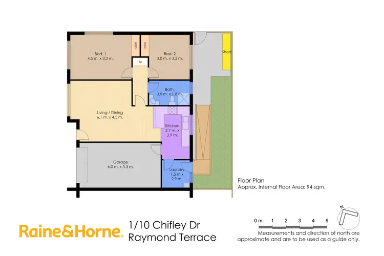 Floorplan of Homely villa listing, 1/10 Chifley Drive, Raymond Terrace NSW 2324