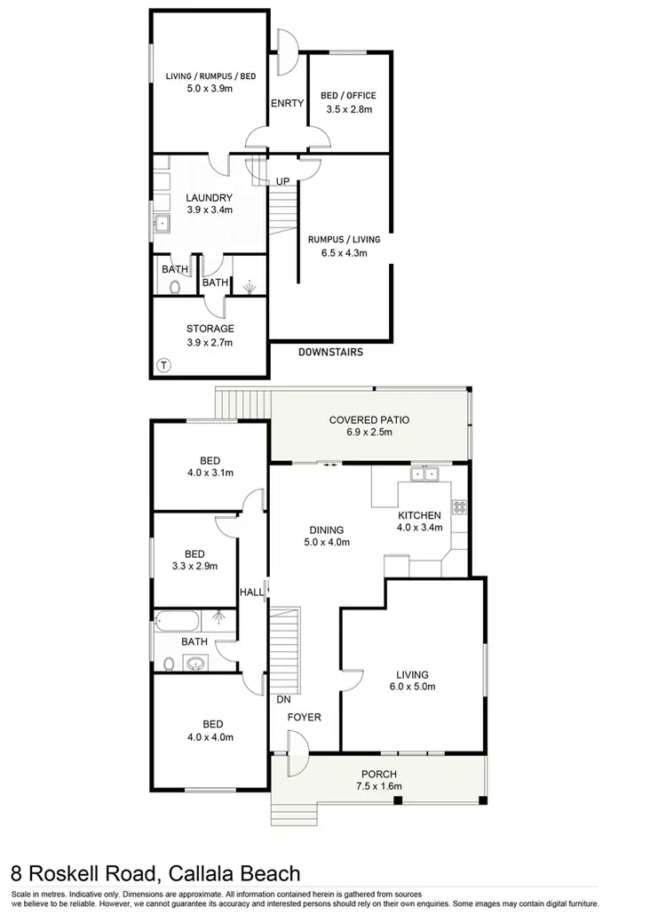 Floorplan of Homely house listing, 8 Roskell Road, Callala Beach NSW 2540