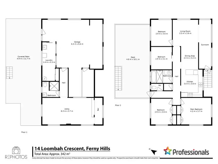 Floorplan of Homely house listing, 14 Loombah Crescent, Ferny Hills QLD 4055