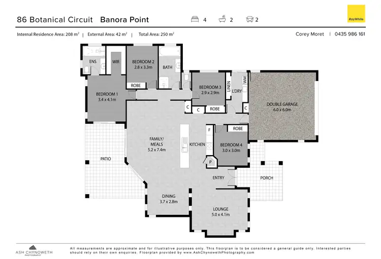 Floorplan of Homely house listing, 86 Botanical Circuit, Banora Point NSW 2486