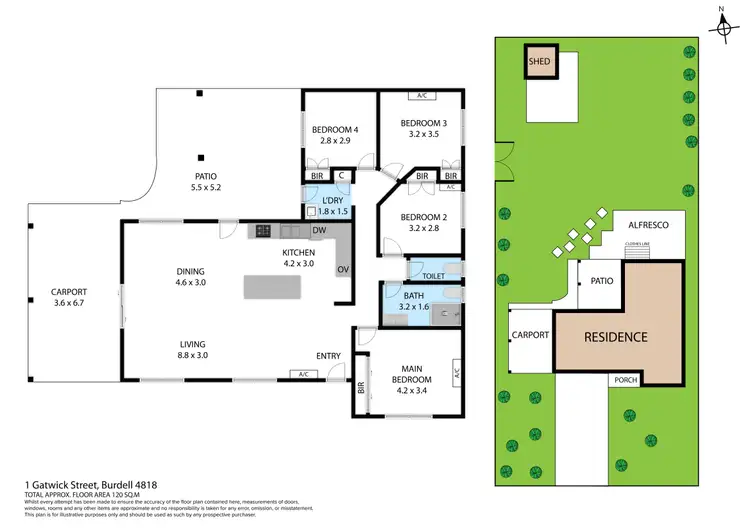 Floorplan of Homely house listing, 1 Gatwick Street, Burdell QLD 4818