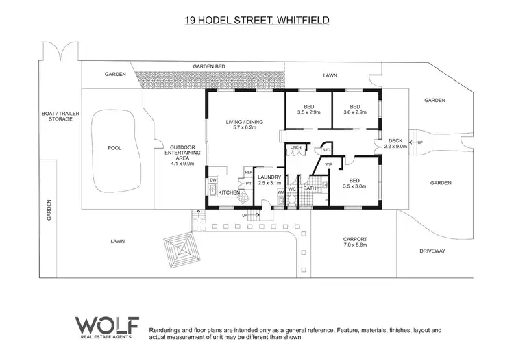 Floorplan of Homely house listing, 19 Hodel Street, Whitfield QLD 4870