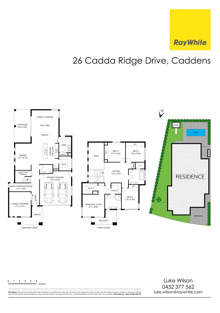 Floorplan of Homely house listing, 26 Cadda Ridge Drive, Caddens NSW 2747