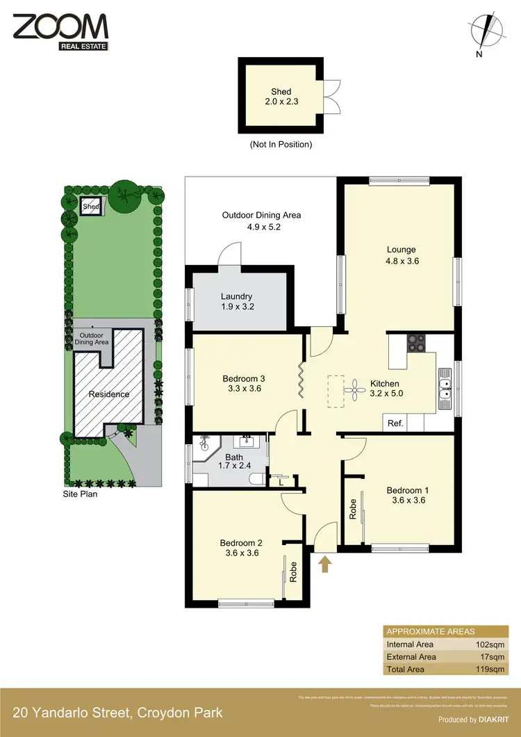 Floorplan of Homely house listing, 20 Yandarlo Street, Croydon Park NSW 2133
