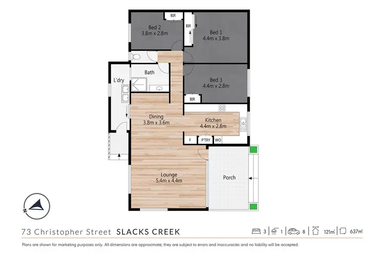 Floorplan of Homely house listing, 73 Christopher Street, Slacks Creek QLD 4127