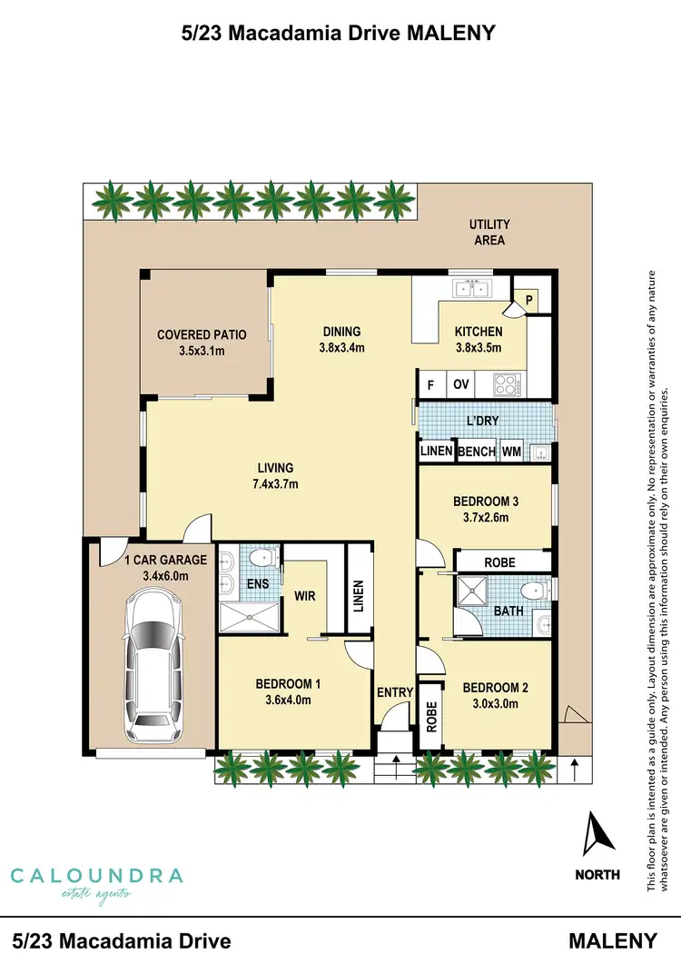 Floorplan of Homely house listing, 5/23 MACADAMIA DRIVE, Maleny QLD 4552