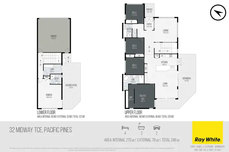 Floorplan of Homely house listing, 32 Midway Terrace, Pacific Pines QLD 4211
