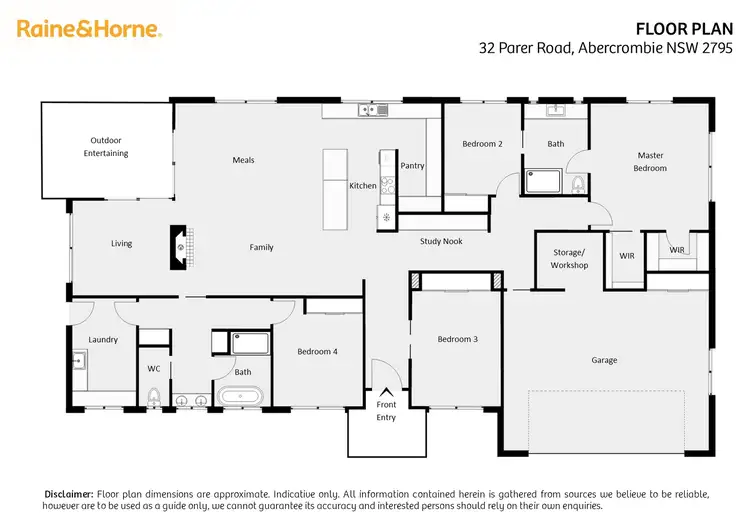 Floorplan of Homely house listing, 32 Parer Road, Abercrombie NSW 2795