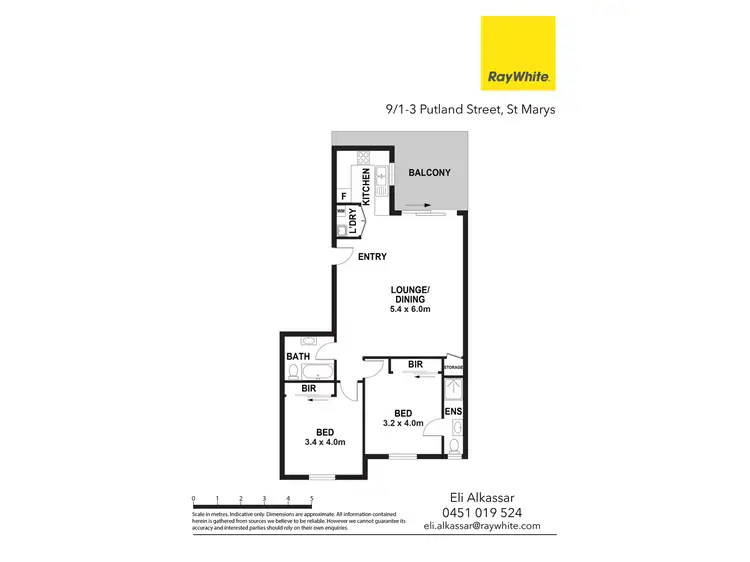 Floorplan of Homely apartment listing, 9/1-3 Putland Street, St Marys NSW 2760